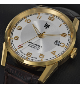 Montre Lip Annapurna Automatique PVD Jaune 676012