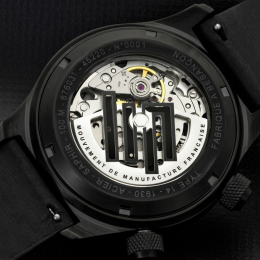 Montre Lip Type 14 Automatique PVD noir cuir 676031