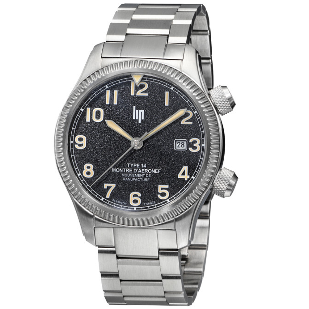 Montre Homme Lip Type 14 Automatique Manufacture 41 mm en acier 676032