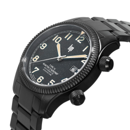 Montre Lip Type 14 Automatique Homme acier PVD noir 676033