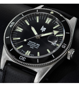 Lip Nautic 666 Automatique 39 mm acier élastomère