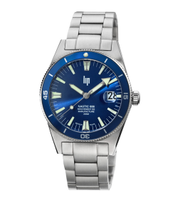 Montre Homme Lip Nautic 666 Automatique Manufacture 39 mm en acier 676052