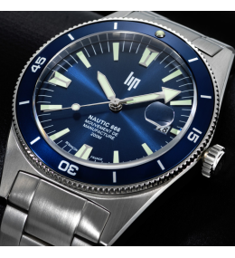 Montre Lip Nautic 666 Automatique Homme Acier 39 mm