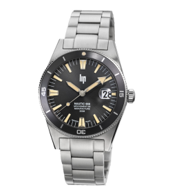 Montre Homme Lip Nautic 666 Automatique Manufacture 39 mm en acier 676053