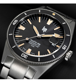 Montre Lip Nautic 666 Automatique Homme Acier 39 mm