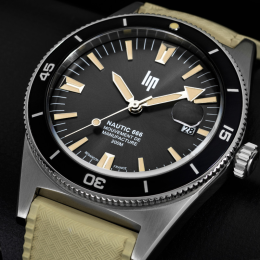 Lip Nautic 666 Automatique 39 mm acier élastomère