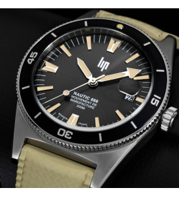 Lip Nautic 666 Automatique 39 mm acier élastomère