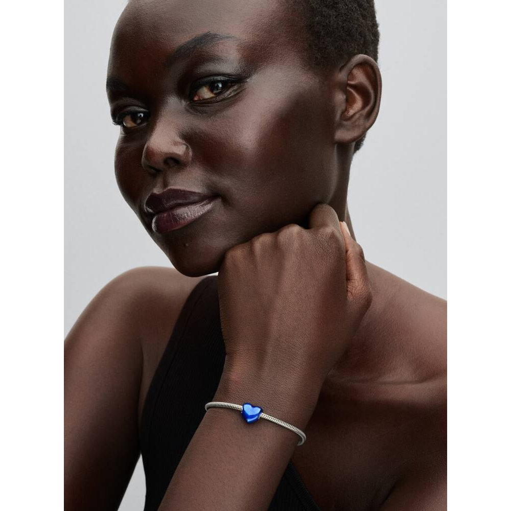 Bague fleur de lotus ajourée en argent et lapis-lazuli - taille 16 Bague fleur de lotus ajourée en argent et lapis-lazuli - taille 16