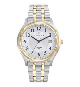 Montre Homme CERTUS, Analogique aiguilles en acier bicolore, 616564