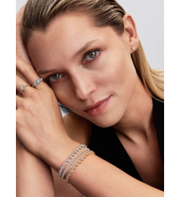 Pandora 564390C01. Bracelet Cœurs Or 585