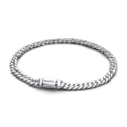 Bracelet Pandora mailles cubaine en argent 925/1000, 594367C00