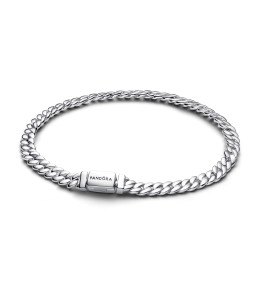 Bracelet Pandora mailles cubaine en argent 925/1000, 594367C00