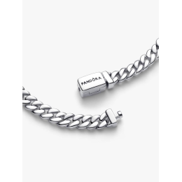 Pandora 594367C00. Bracelet Maille Cubaine