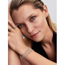 Pandora 594390C01 Bracelet Cœurs Argent