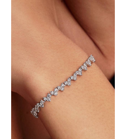 Pandora 594390C01 Bracelet Cœurs Argent