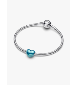 Pandora 793337C06 Charm Cœur Bleu Argent