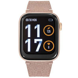 Montre femme TEKDAY Connectée square cuir 656545