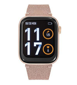 Montre femme TEKDAY Connectée square cuir 656545
