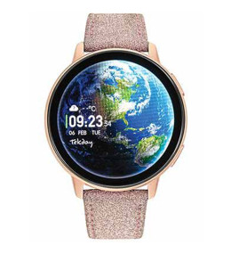 Montre femme TEKDAY Connectée classic cuir 656547