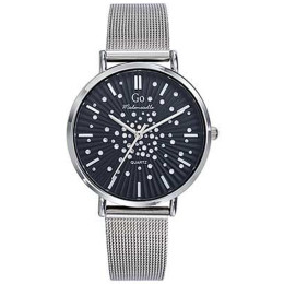 Montre Femme GO Analogique Aiguilles, cadran noir éclats d'étoiles, 695636