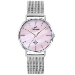 Montre Femme GO Analogique Aiguilles, cadran rose éclats d'étoiles, 695651