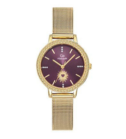 Montre Femme GO Analogique Aiguilles, cadran violet éclats d'étoiles, 695667