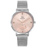 Montre Femme GO Analogique Aiguilles, cadran rose coeur et infini, 695668