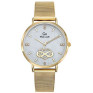 Montre Femme GO Analogique Aiguilles, cadran blanc coeur et infini, 695669