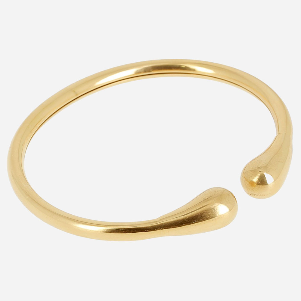 Bracelet Jonc Ancien Doré – Longueur Environ 40 Mm – Occasion