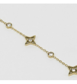 Bracelet ZAG Manhattan Doré Zirconiums