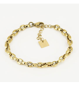 Bracelet Zeppeli en acier PVD jaune ZAG bijoux, SBS13915-01UNI