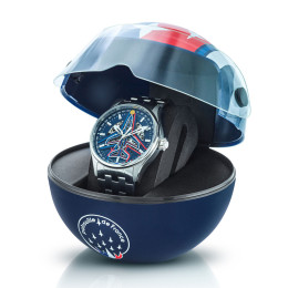 Montre Homme Patrouille De France, édition numérotée, limitée à 700 ex. Coffret Athos, Automatique, acier 668911