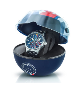 Montre Homme Patrouille De France, édition numérotée, limitée à 700 ex. Coffret Athos, Automatique, acier 668911