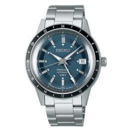 Montre Homme SEIKO PRESAGE Automatique 3 aiguilles et date en acier SSK009J1