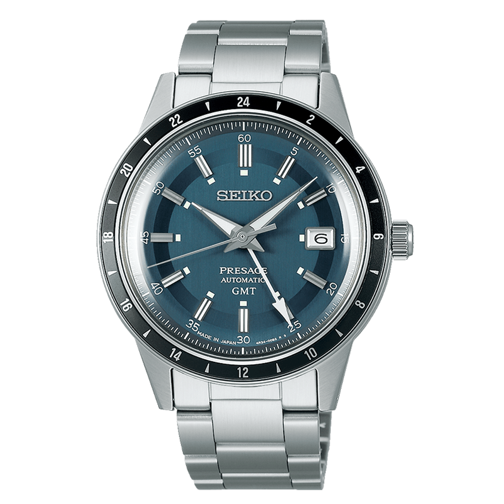 Montre Homme SEIKO PRESAGE Automatique 3 aiguilles et date en acier SSK009J1