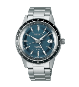 Montre Homme SEIKO PRESAGE Automatique 3 aiguilles et date en acier SSK009J1