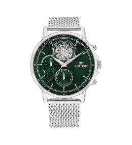 Montre Homme Tommy Hilfiger - Collection Stewart - acier, Réf 1710608