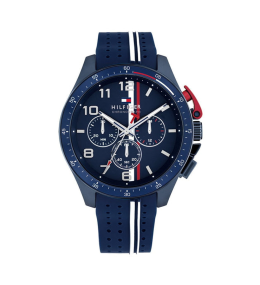 Montre Homme Tommy Hilfiger - Collection Bank - acier et silicone Réf 1792169