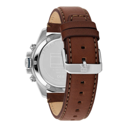 Montre Homme Tommy Hilfiger Jameson 1792195 - Cuir Marron & Cadran Bleu