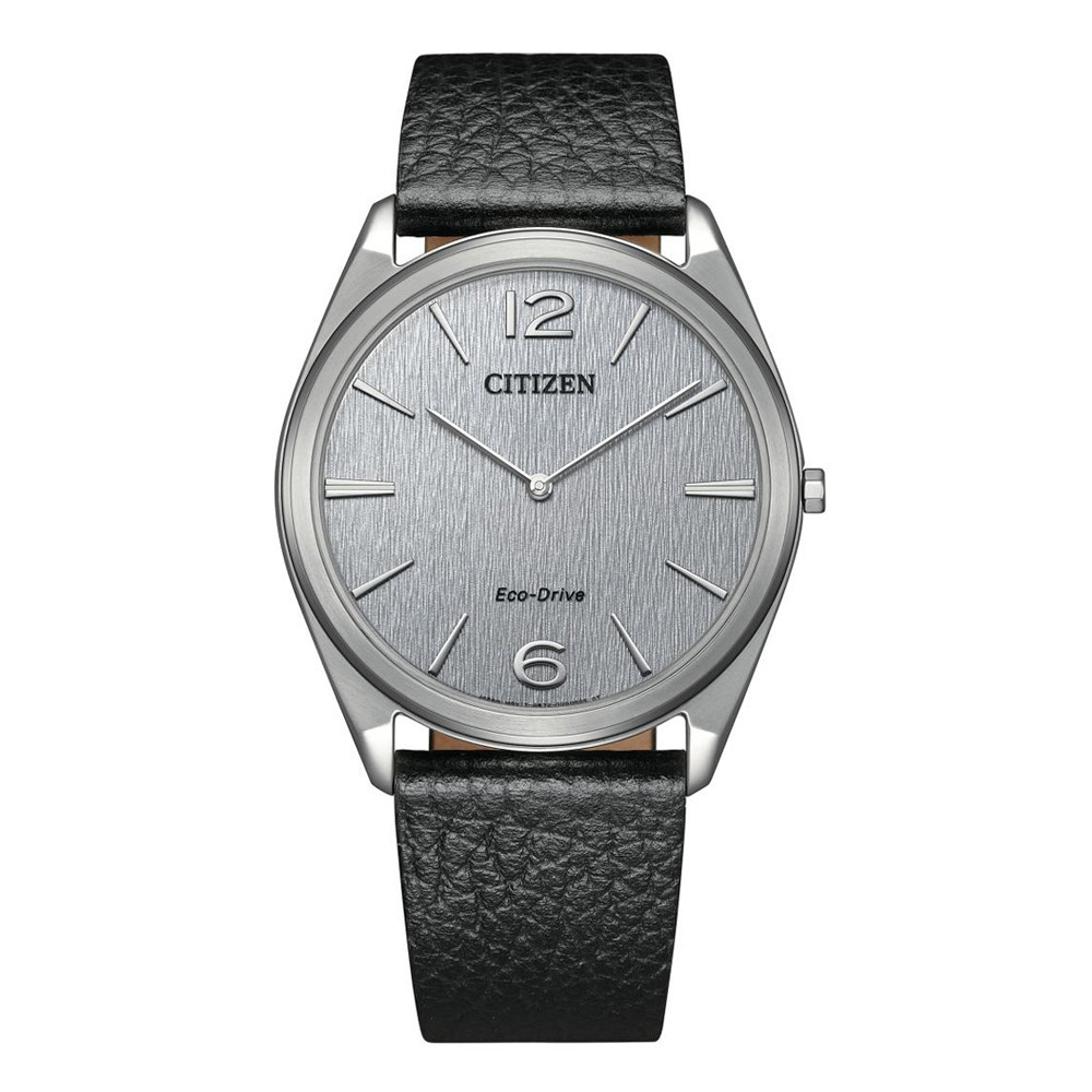 Montre Homme Citizen, Suratto eco-drive en acier et cuir, AR3120-16A