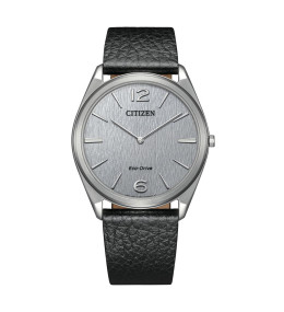 Montre Homme Citizen, Suratto eco-drive en acier et cuir, AR3120-16A