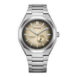 Montre homme Citizen, Zenshin 60 cadran cuivre, super titanium automatique, NK5020-58P