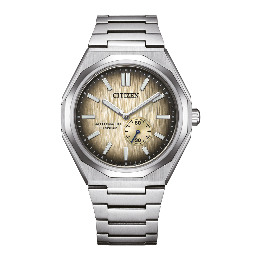 Montre homme Citizen, Zenshin 60 cadran cuivre, super titanium automatique, NK5020-58P