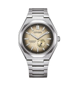 Montre homme Citizen, Zenshin 60 cadran cuivre, super titanium automatique, NK5020-58P