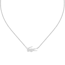 Collier femme Lacoste, Crocodile, acier, 2040043