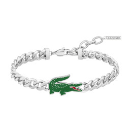 Bracelet homme Lacoste, Arthor, acier et émail  2040226