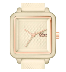 Montre Femme Lacoste .12.12 Square 2001385 - Silicone Beige