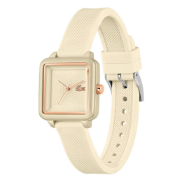 Montre Femme Lacoste .12.12 Square 2001385 - Silicone Beige