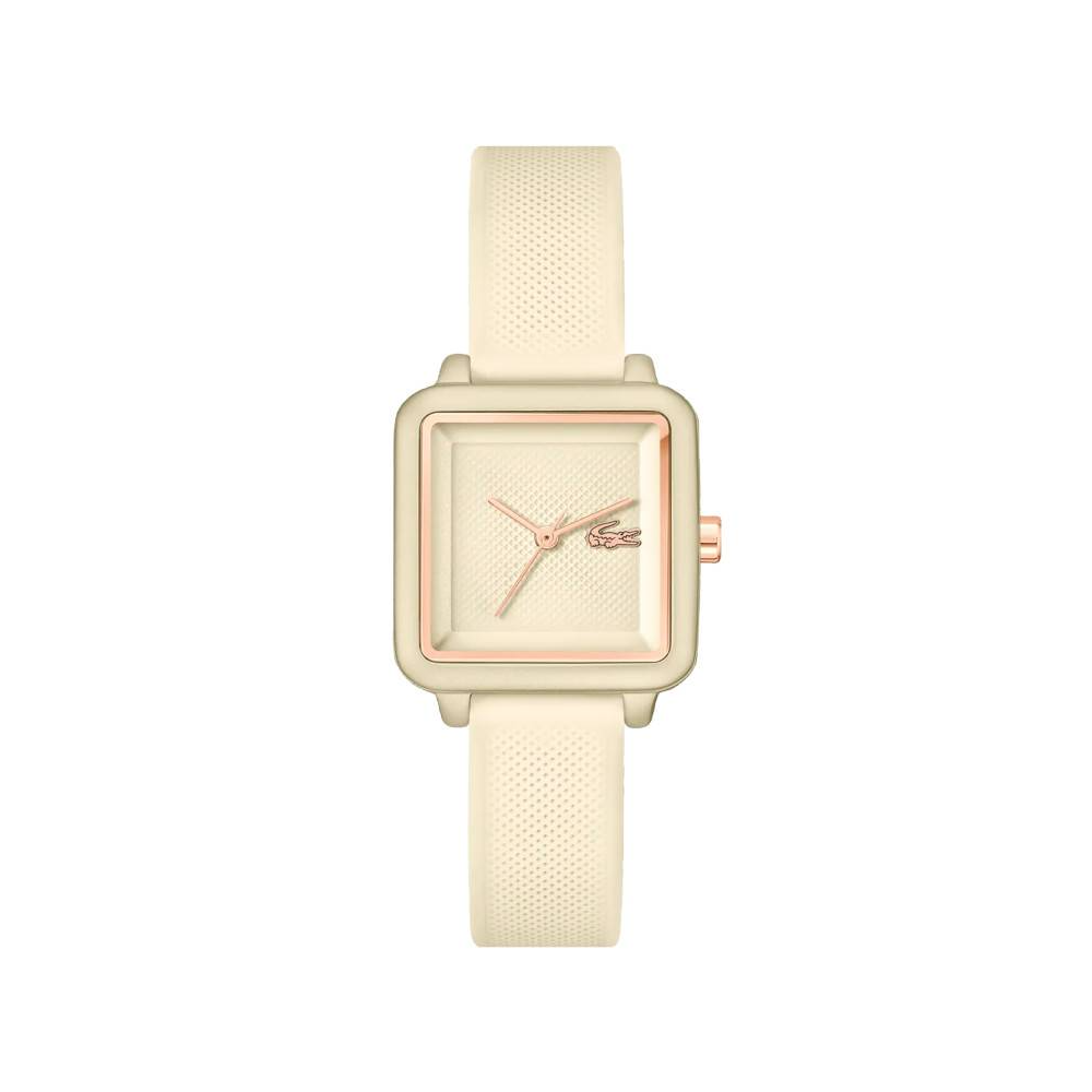 Montre femme Lacoste, .12.12 avec bracelet en silicone beige, 2001385