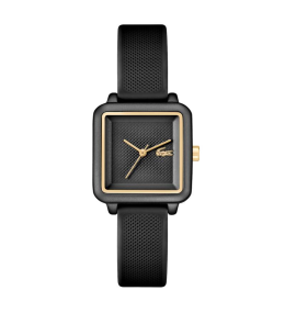 Montre femme Lacoste, .12.12 avec bracelet en silicone noir, 2001408